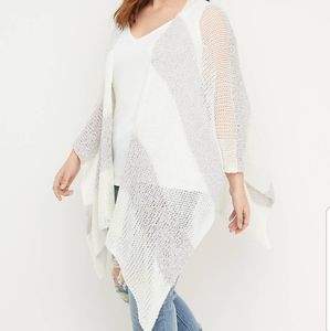LANE BRYANT OPEN STITCH RUANA